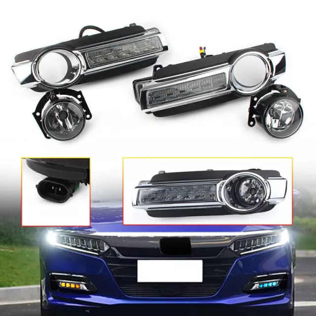 Nebelscheinwerfer Blinker DRL Lamp Kit für Mitsubishi Pajero Montero 2015-2016