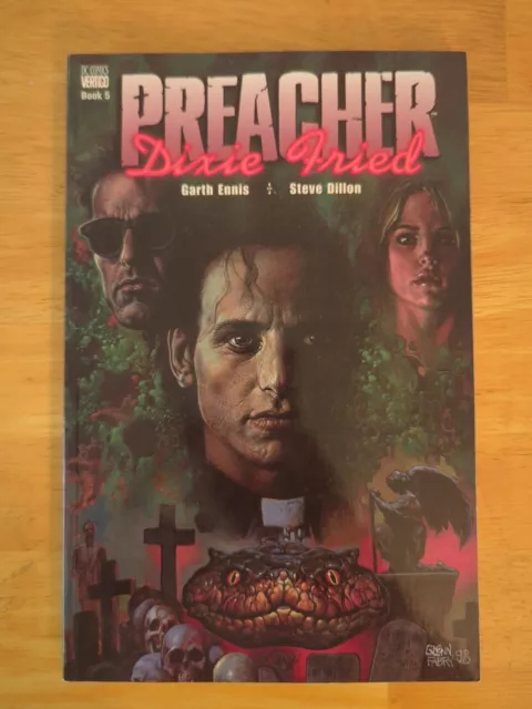 Preacher Book 5 Dixie Fried 1998 DC Vertigo Comics TPB Garth Ennis, Steve Dillon