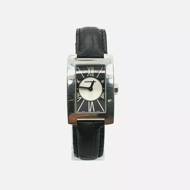 Montre Montblanc Profile 7077 Quartz Acier et Cuir d'occasion