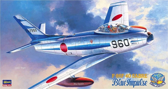 Hasegawa 1/48 F-86F-40 Saber Blue Impulse PT15 plastic model kits