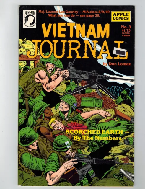 Vietnam Journal #3 Comic Book March 1988 Apple Comics