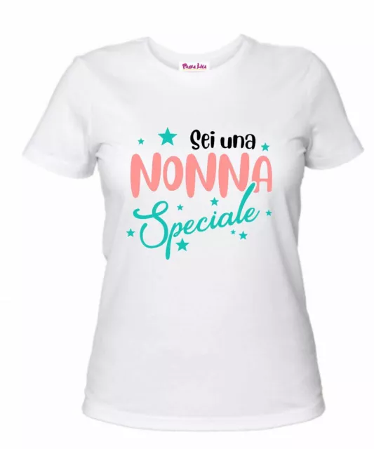T-shirt donna Il mio primo compleanno da Nonna, palloncini, idea regalo!