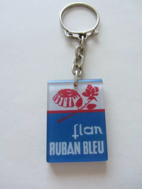 Ancien Porte clés  "Flan RUBAN BLEU" (no Bourbon)