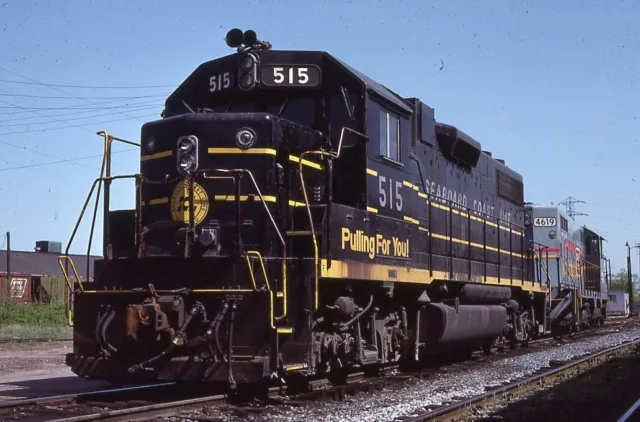 ORIGINAL 1983 RAILROAD SLIDE SCL SEABOARD COAST LINE 515 Macon GEORGIA CSX