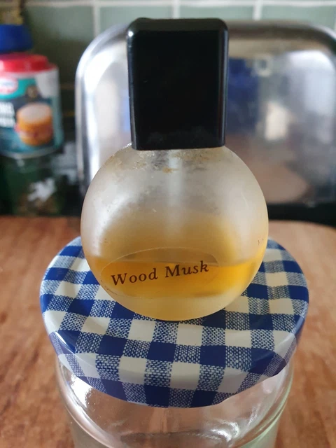 BODY SHOP PERFUME oil Wood Musk late 80s early 90s rare 52.00