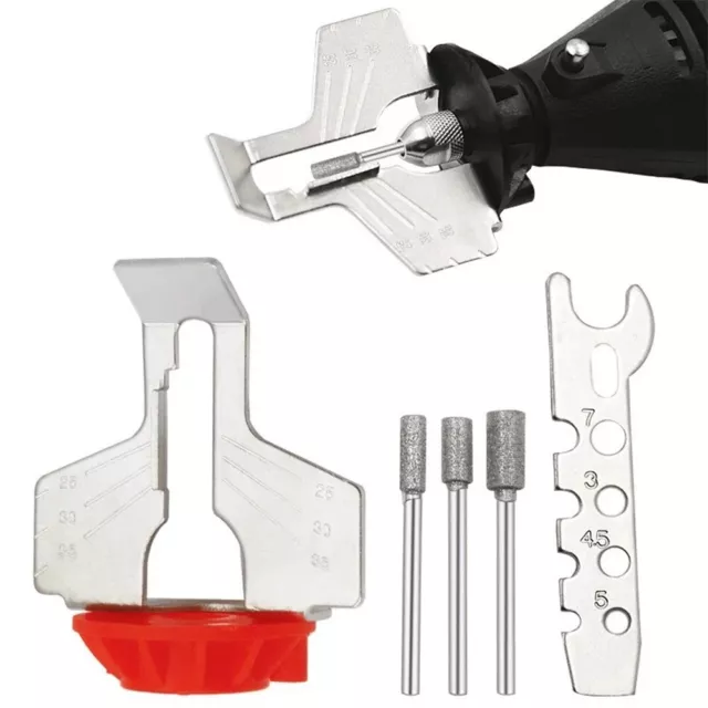 Professional grade Chain Saw Sharpener Attachment Kit for Electric Grinder