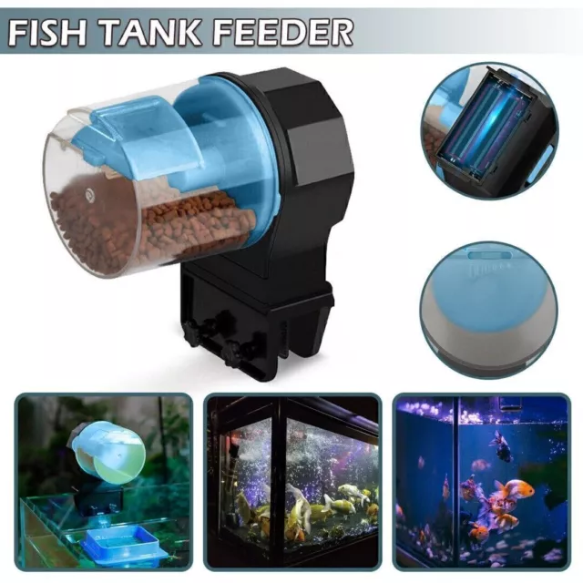 Smart Automatisch Fisch Feeder Aquarium Futterautomat Aquarium Futterspender DE