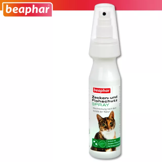 Beaphar 150 ML Ixodes Et Protection Anti-puce Spray pour Chats