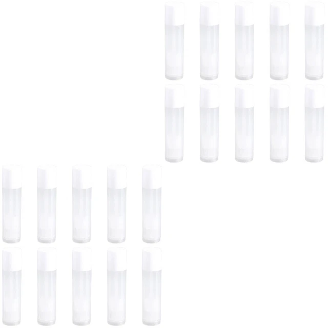 Tube de baume à lèvres 100 PCS Tube à roulettes à roulettes de la cire de cire