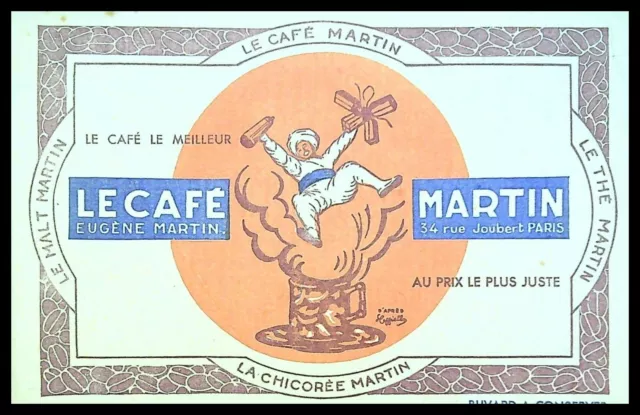 Buvard Publicitaire, Café MARTIN - Le Meilleur - Chicorée Martin