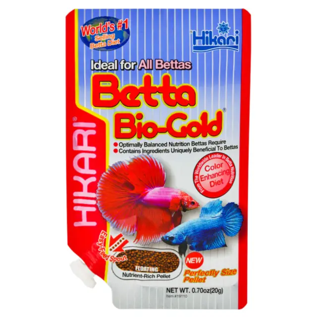 Hikari USA Betta BioGold Pellets Fish Food 1ea/0.7 oz