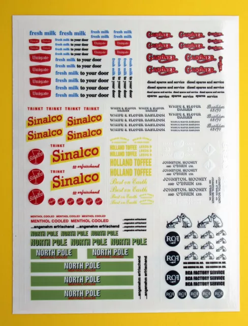 Code 3 Lesney Matchbox Haut Détail Corgi DINKY Autocollants Ho Échelle 00