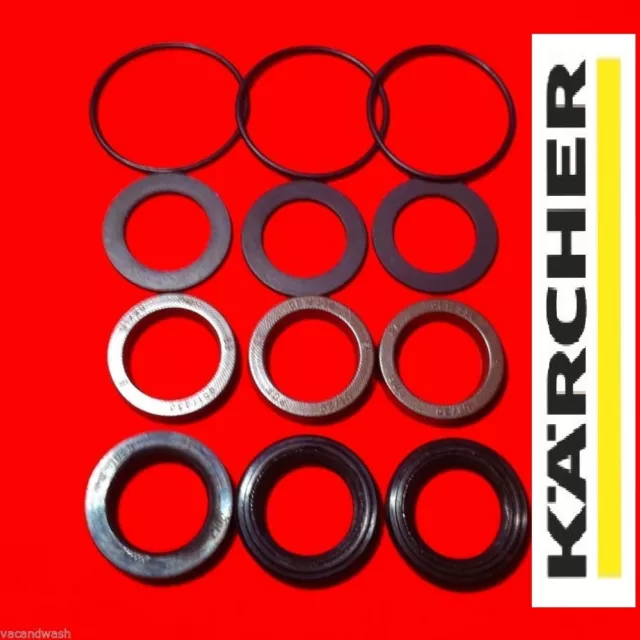 KARCHER HD HDS PUMP SEAL KIT 555 655 7/10 790 890 855 850 18mm SET GENUINE