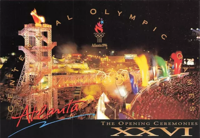 1996 Olympic Games Atlanta, original postcard.