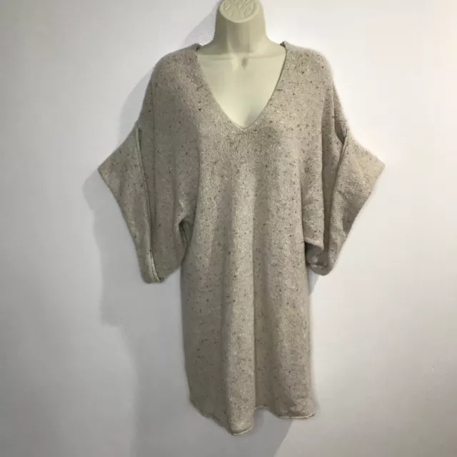 BCBGMaxAzria Runway Sweater Dress Size Small S Cashmere Virgin Wool Marled Knit