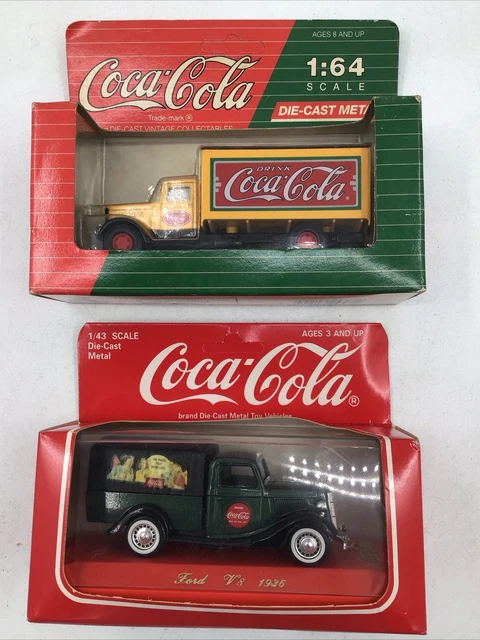 Coca-Cola 1:64 Peterbilt 260 Die Cast Truck and 1:43 Diecast Delivery Truck