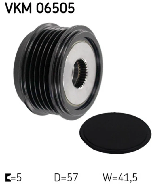 Ruota libera generatore SKF VKM 06505 per Hyundai ix20 JC i30 GD i20 1 PB PBT ix35 LM