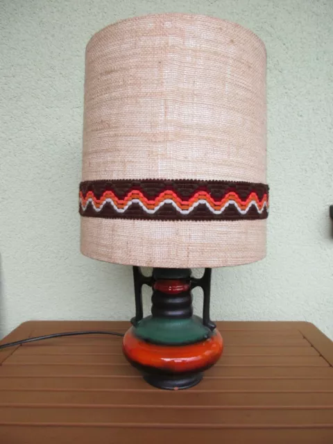 Große Fat Lava Lampe, 70er Jahre, 46cm Mid Century Tischlampe