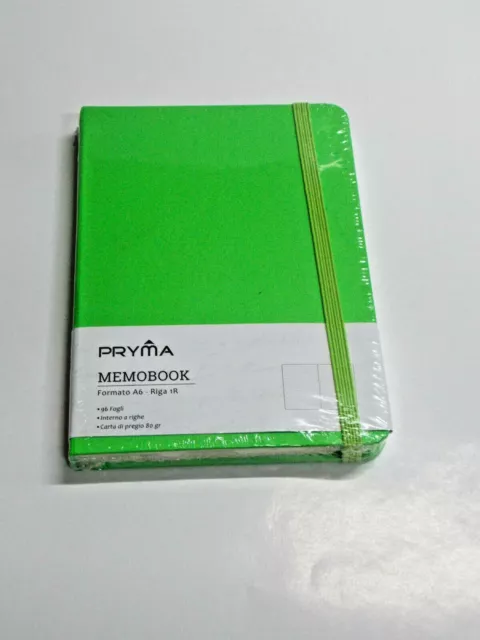 MINI AGENDA A6 Diario Memobook ,Notebook non datato, per appunti