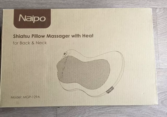 Coussin de massage Shiatsu Naipo masseur de dos chauffant état neuf