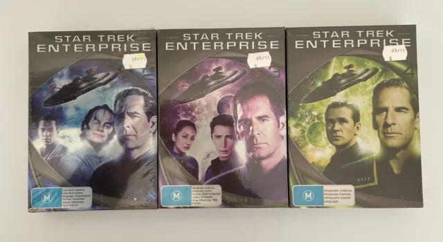 Star Trek Enterprise: Seasons 2,3,4 DVD Region 4 NEW, FACTORY SEALED - FREE POST