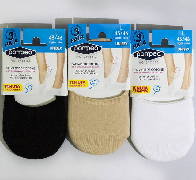 Confezione Da 6 Paia Minicalza Salvapiede Invisibile Uomo Donna Merite – Caos Intimo Donna - Uomo - Bambini - Casa - Foto 4