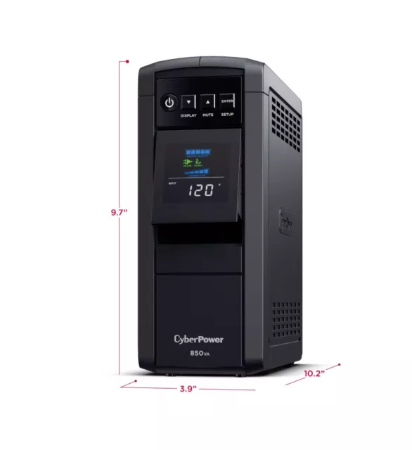 Cyberpower Pfc Adaptive Sinewave Intelligent Lcd Cp850pfclcd 850va Ups -