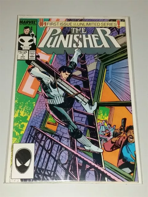 Punisher #1 Signed Nm (9.4 Or Better) Marvel Comics July 1987