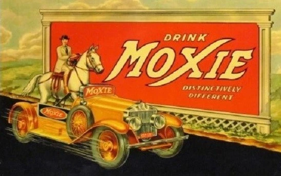 Moxie soda pop vending machine restoration water slide (not a sticker) decal
