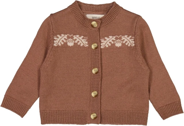 Cardigan Wheat Ragazza Maglia Cardigan Acorn Vintage Rosa