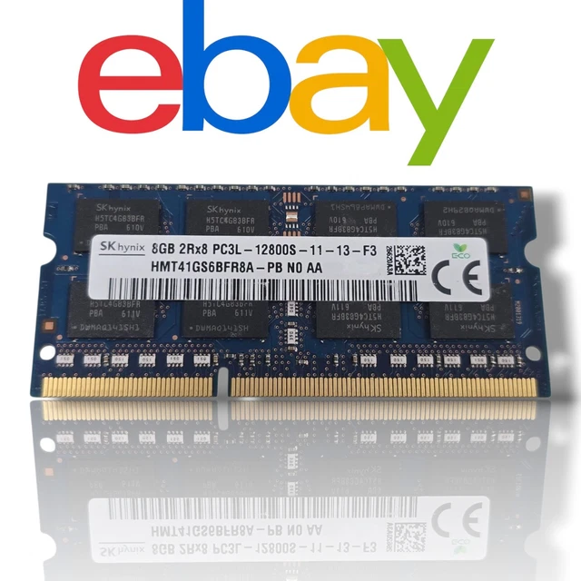 Barrette RAM SK Hynix 8GB DDR3L 1600 MHz - PC3L-12800S - 1.35V - Pour Portable - Ouvert Jamais Utilisé