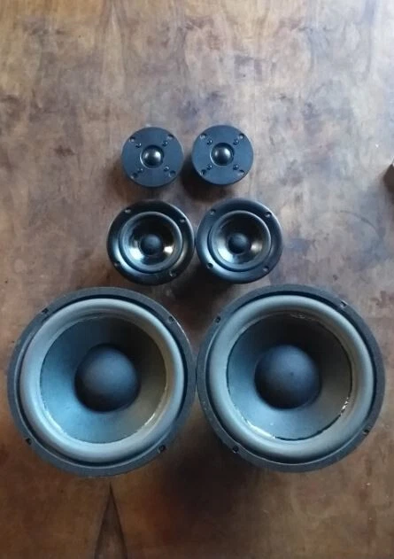 Paire De Woofers Audax HT 240 AO - 60W RMS - Occasion - Pour Home Cinéma Ou Enceintes