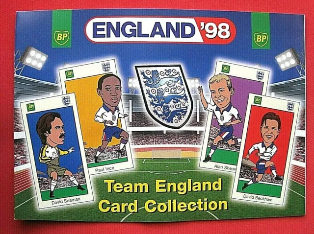 England '98 (Calcio) - Squadra Inghillanda - B.p. Olio Uk - 1998... Album Vuoto... In Perfette Condizioni