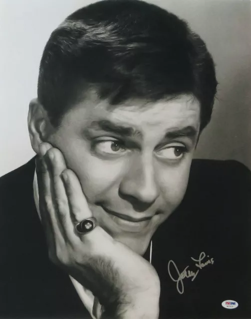 Jerry Lewis Signed Authentic Autographed 16x20 Photo PSA/DNA #W27679