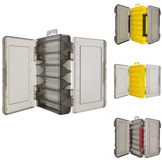 DOUBLE FACE 5 Compartiments Boîte De Matériel De Pêche Leurre Appât