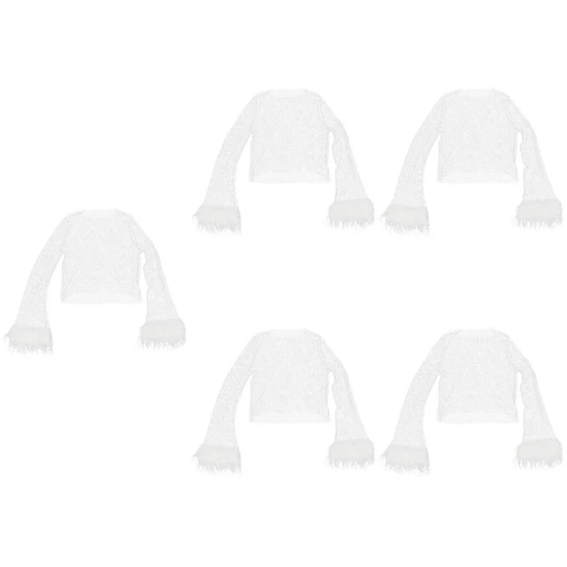 Set 5 T-shirt À Découpes En Maille Haut D'été Haut Sexy À L'occidentale