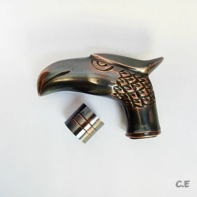 Poignée d'aigle en laiton massif design vintage victorien pour cadeau de...