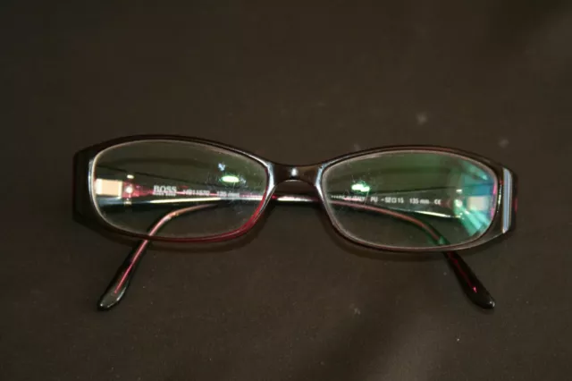 Lunettes De Vue HUGO BOSS BOSS 1698 R80 Gris Ruthenium Pour Homme - Neuf Avec étiquettes