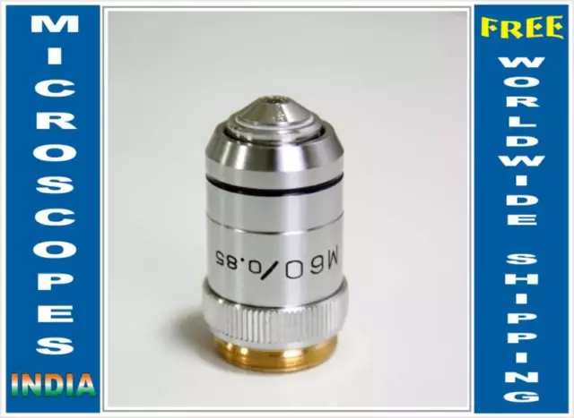 M 60x Metallurgical Metallograph Reflected Light Microscope Objective