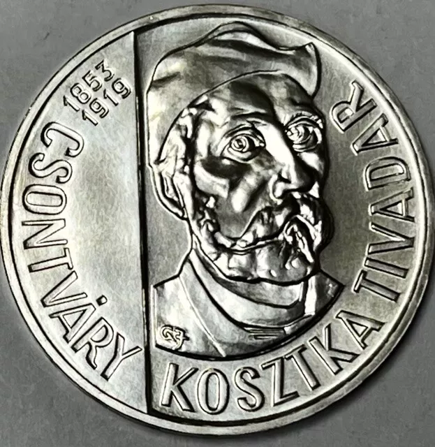 HUNGARY - Tivadar Koszika - 200 Forint 1977 - Brilliant Uncirculated Silver Coin