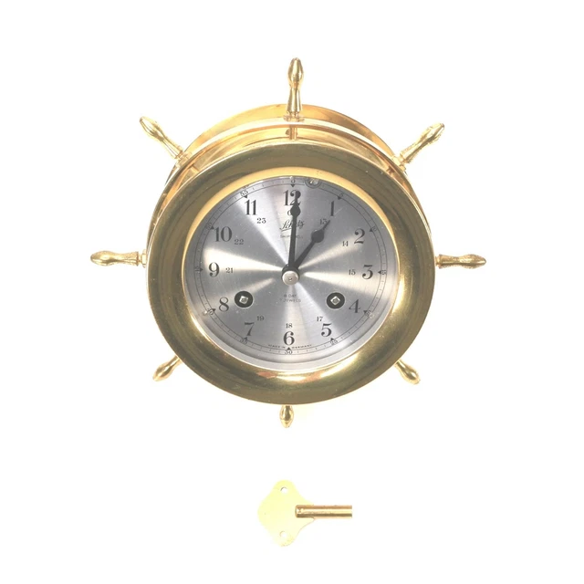 SCHATZ SHIP'S CLOCK 8 Day Time and Strike Ship's Bells RC11 EUR 223