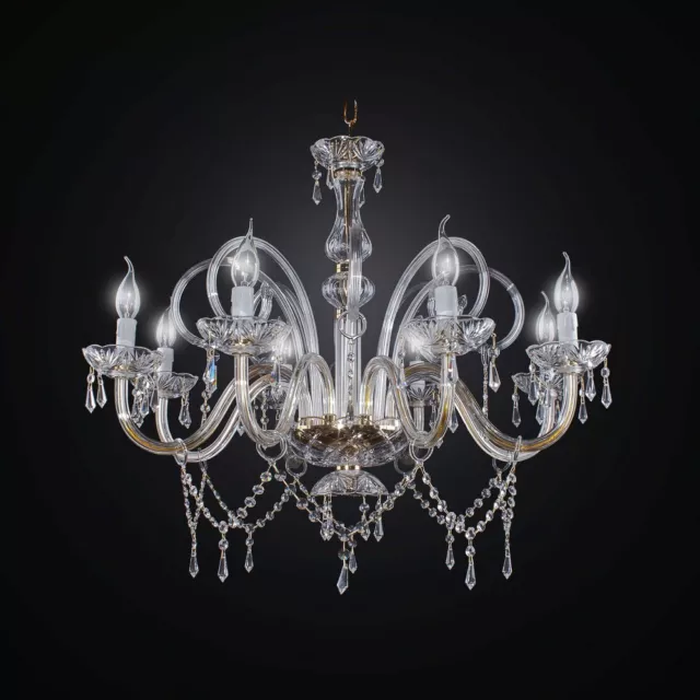 Chandelier Crystal Classic A 8 Lights Coll. Bga 1066 Design Op