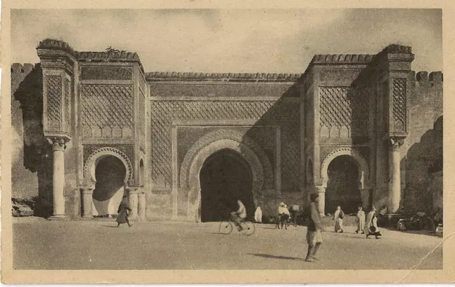 Carte Postale Afrique Maroc Meknes Bab Mansour