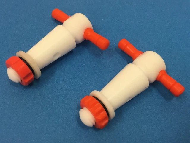 LOT OF (2) - Kimble/Kimax - Plastic Stopcock Plug - UNUSED
