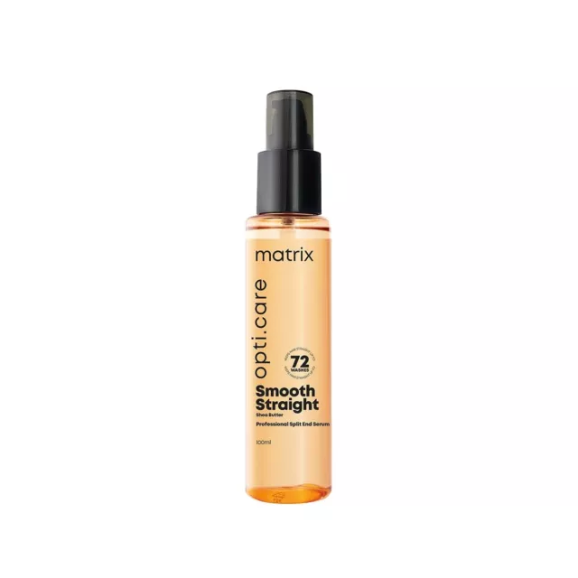 Matrix Opti Soin Anti Friser Cheveux Serum avec Beurre Karité Pour Lisse Droit