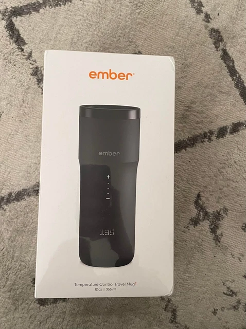Ember TM191200US 12oz Temperature Control Smart Travel Mug - Black