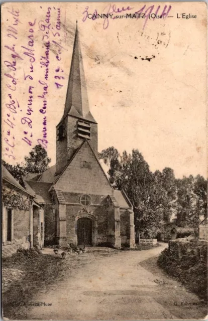 *42636 cpa 60 Canny sur Matz - The Church