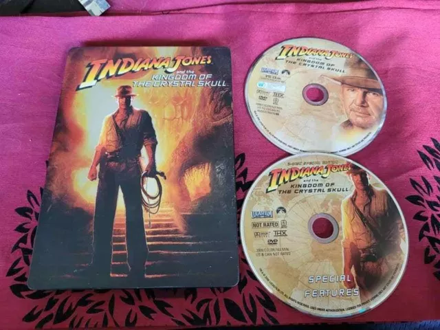 Indiana Jones - Kingdom Of The Crystal Skull (2008, Steelbook DVD) G