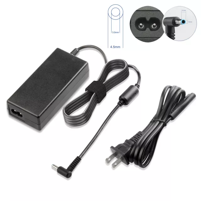 AC Adapter Battery Charger For HP 15-ba009dx X7T78UA Laptop PC Power Supply Cord