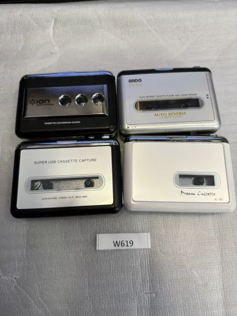 Lote de reproductores de casetes portátiles Walkman CONVERTIDOR DE MP3 DE...